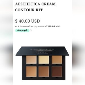 NIB Aesthetica Cosmetics Cream Contour and Highlighting Kit